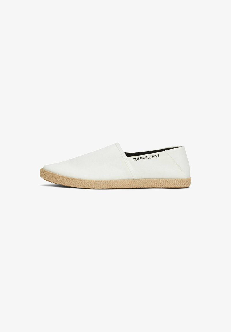 Tommy Jeans SIDE LOGO SLIP-ON - Espadrilles - ecru/white - Zalando
