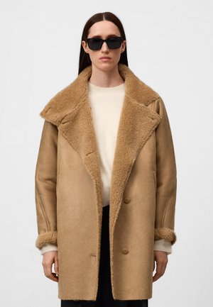 Halflange jas - camel