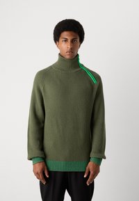 Scotch & Soda RAGLAN ZIP - Jumper - thyme