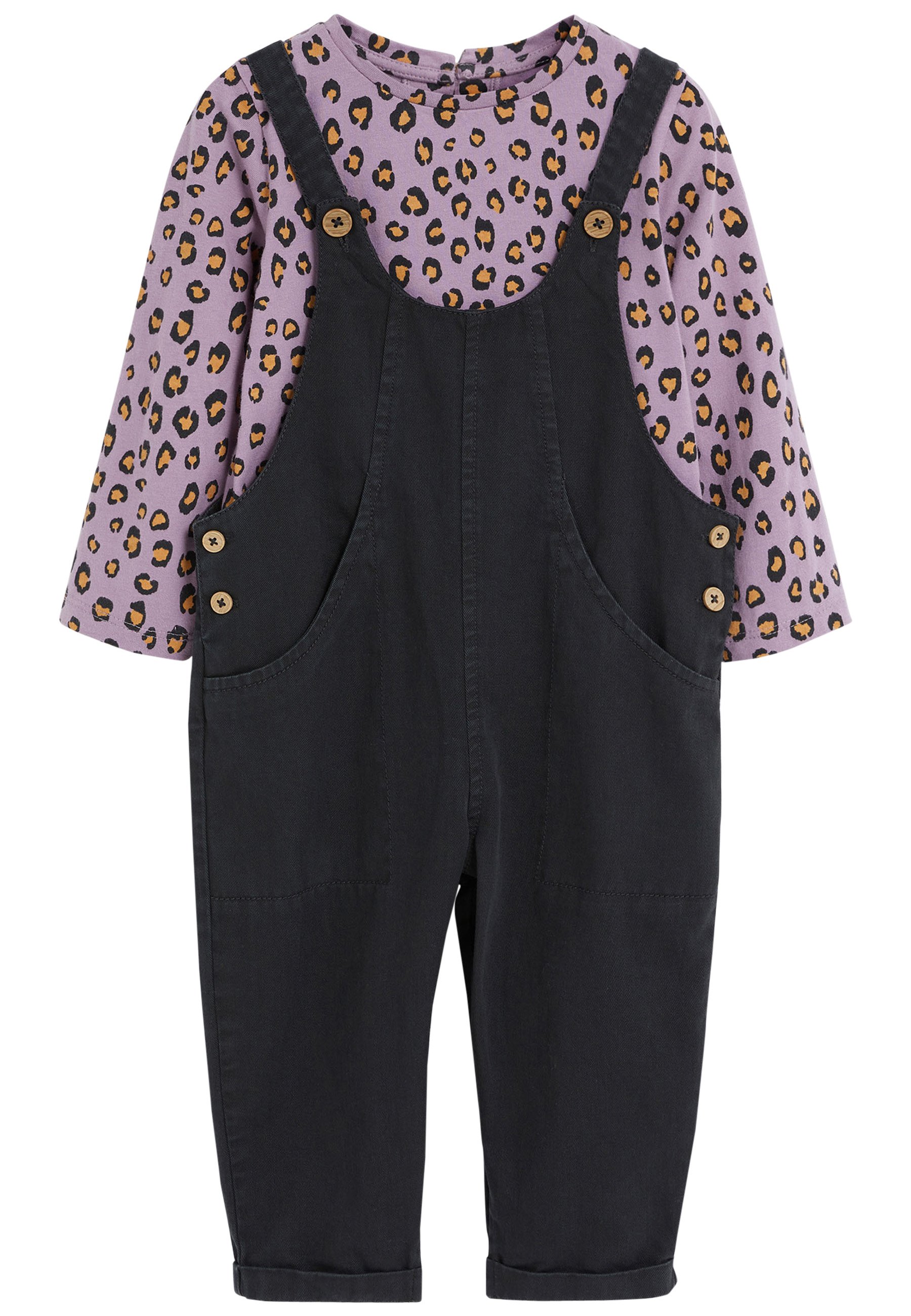 next black dungarees