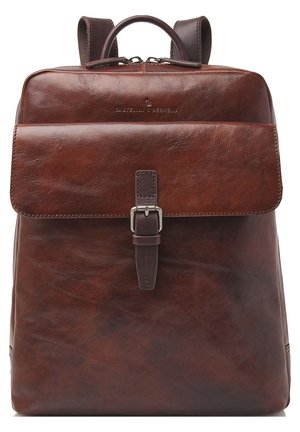 Castelijn & Beerens RIEN RFID LAPTOPFACH - Tagesrucksack - cognac