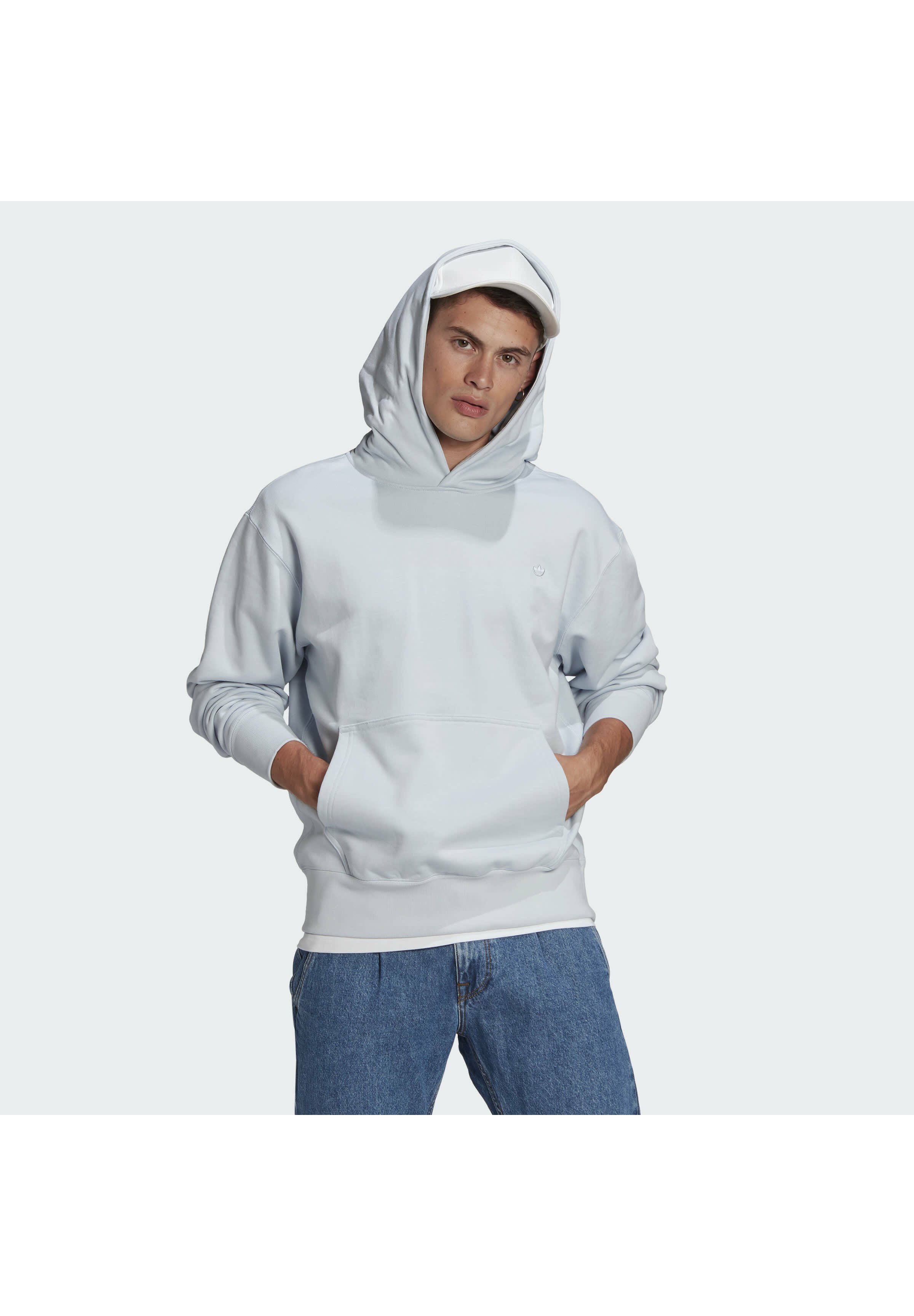 originals repeating light blue hoodie