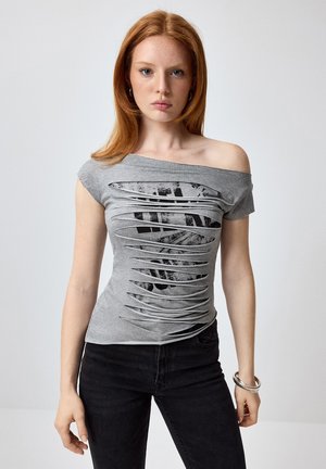 House, T-SHIRT MIT DRUCK - Tričko s potlačou - dark grey