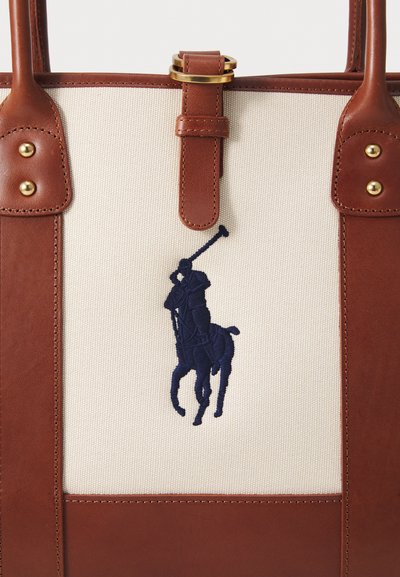 Polo Ralph Lauren DOGS TOTE UNISEX - Maisiņveida soma - pale oak