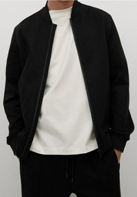 Mango Bomberjacke - black