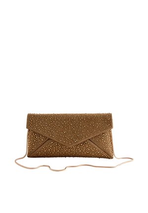 Next, Listová kabelka - bronze sparkle