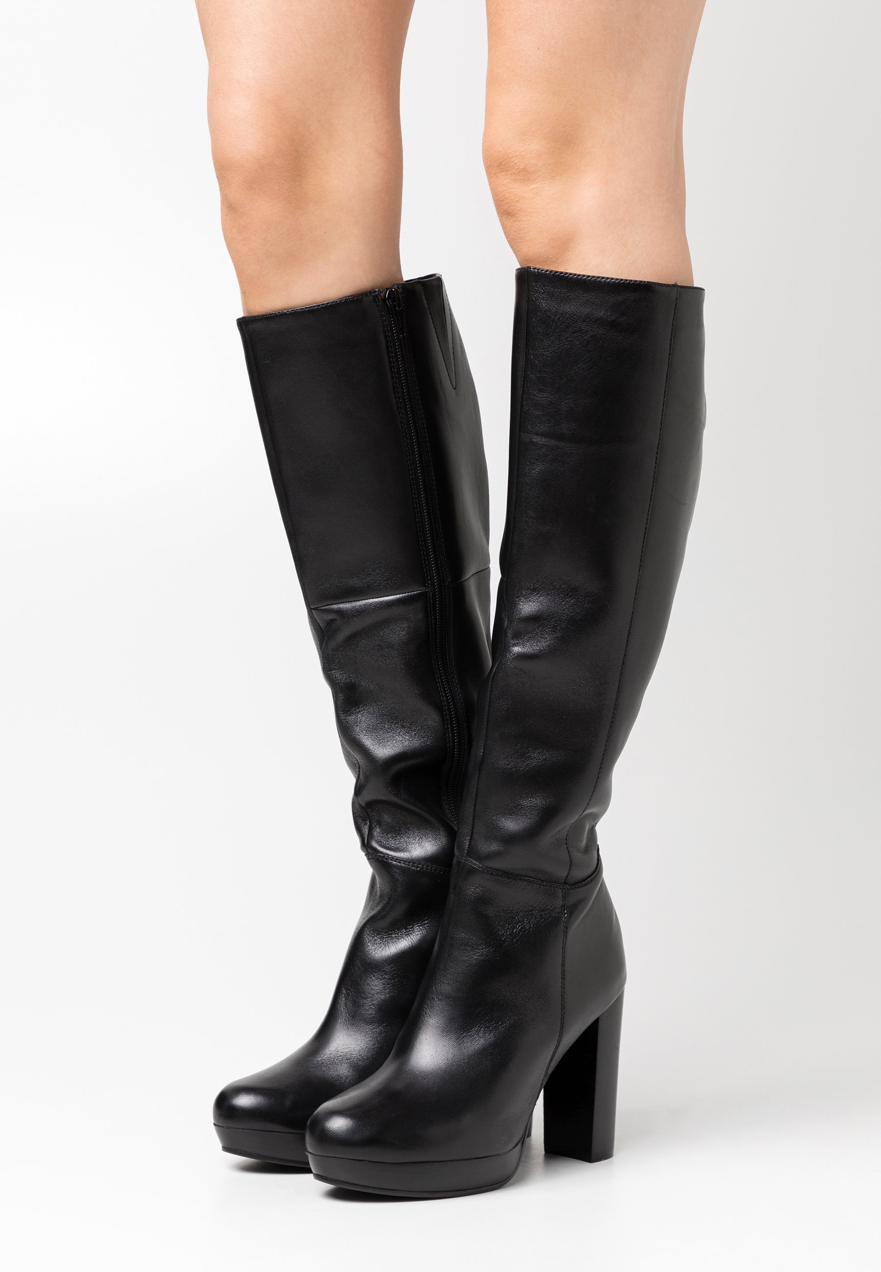 Steven New York JAMILA - Laarzen met hoge hak - black/Zwart - Zalando.nl