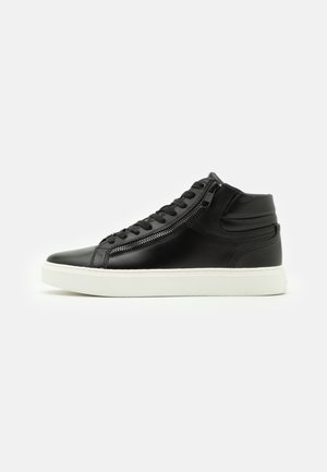 TOP LACE UP ZIP - Sneakers alte - black