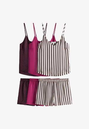 THE SET, SET 3 PACK - Pigiama - berry spot stripe
