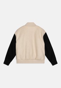 Calvin Klein Jeans HEATHER VARSITY - Giubbotto Bomber - oatmeal heather
