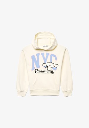 Calliope, FELPA CON STAMPA - Sweat à capuche - bianco panna