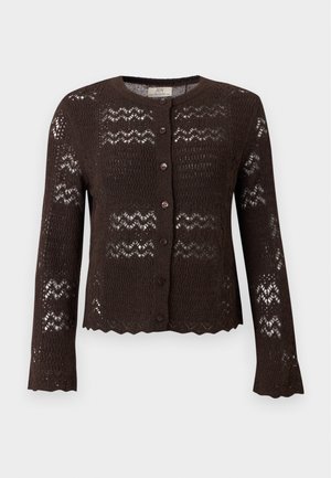 JDY, JDYESMEE STRUCTURE CARDIGAN - Gilet - mulch