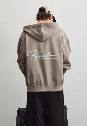 Pegador, Sweater met rits - vintage rock grey
