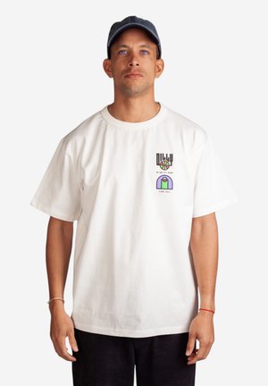 BALLIN ALL DAY - Printtipaita - weiß