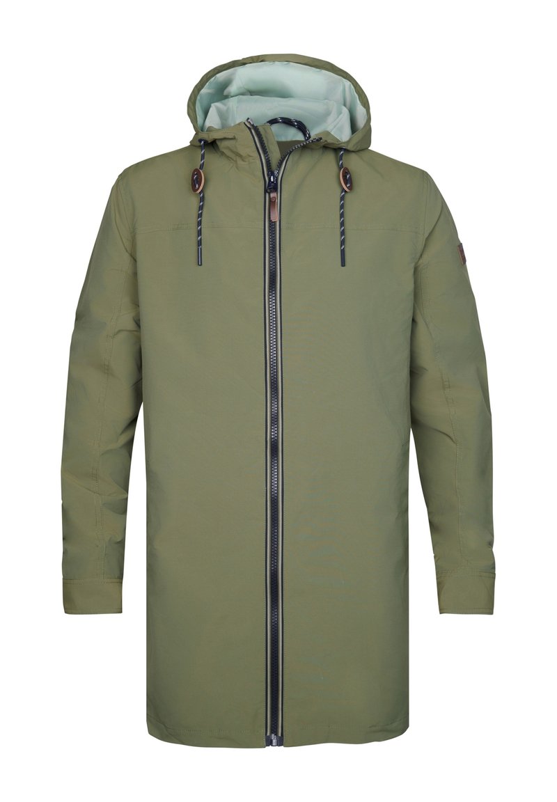 Petrol Industries Halflange jas donkergroen Petrol Industries Halflange jas donkergroen