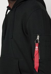 Alpha Industries Felpa con cappuccio - black