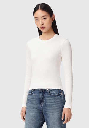 ELENA TEE - Langarmshirt - chalk white