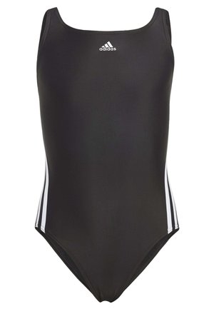 3-STRIPES - Badeanzug - black   white