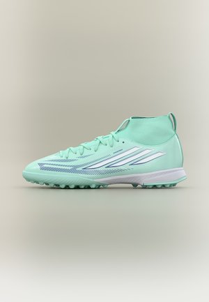 adidas Performance, F50 SPARKFUSION LEAGUE MID CUT TURF KIDS UNISEX - Chaussures de football sur gazon - clear mint/footwear white/solar purple