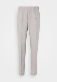 TRAVELER PLEATED TROUSERS - Hlače - formal gray