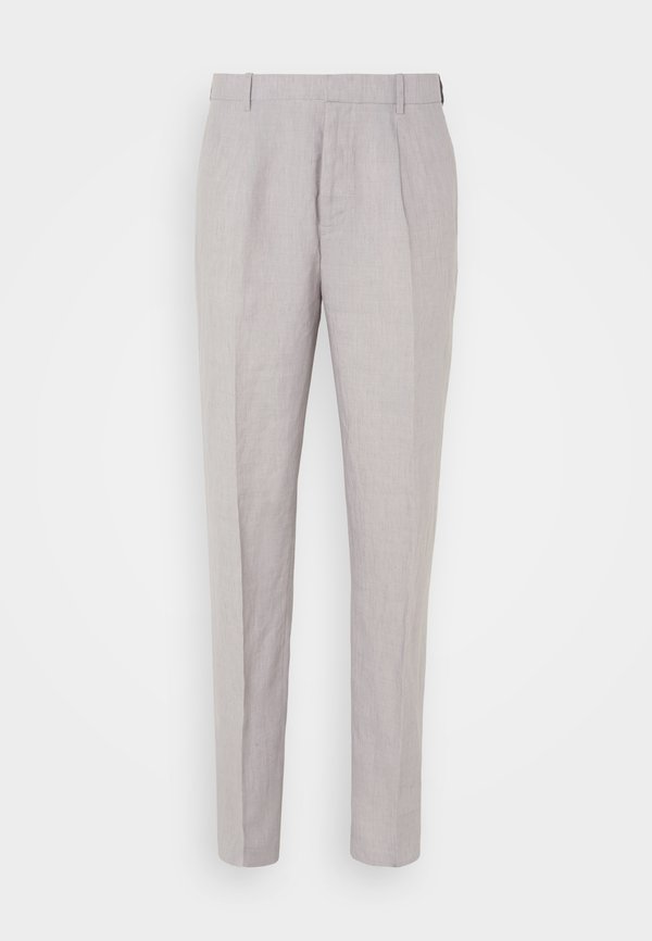 TRAVELER PLEATED TROUSERS - Trousers - formal gray3