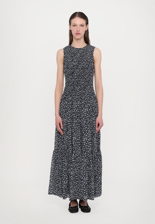 SMOCKED TANK DRESS - Maxi dress - chambray