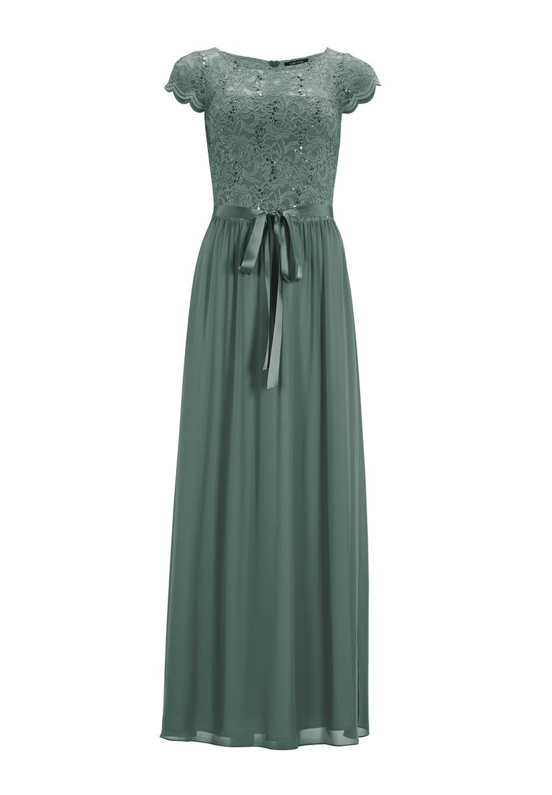 Abito Swing Donna YMING – Manica Corta Girocollo – Verde – Taglia 3XL – Casual E Comodo