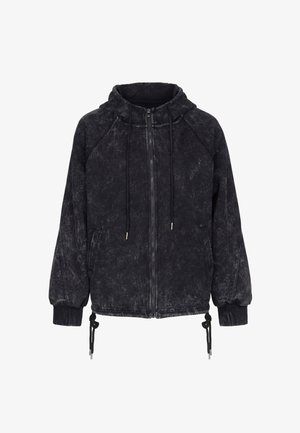 myMo ROCKS, Sweat zippé - black stone wash