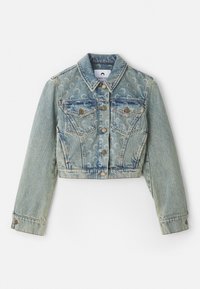 MOON LASER CROPPED JACKET - Casaco de ganga - light beige