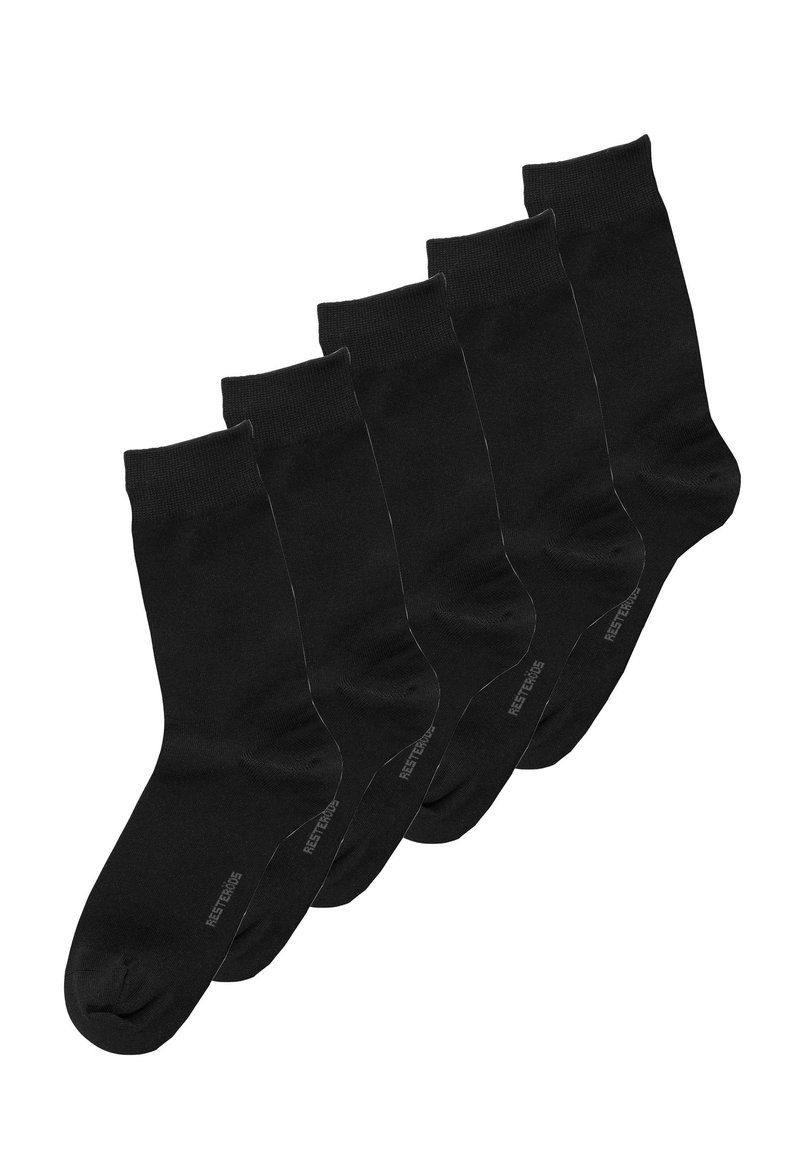Resteröds 5 PACK - Strømper - black