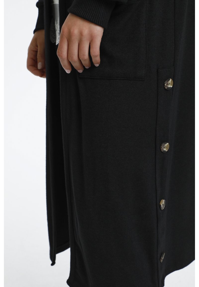 Damen Strickjacken | Cream SALLY Strickjacke pitch black/schwarz - GD28150 Damen Strickjacken | Cream SALLY Strickjacke pitch black/schwarz - GD28150
