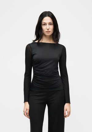 Majica z dolgimi rokavi - black