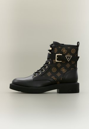 Guess, FELLINI - Stivali con i lacci - black brown