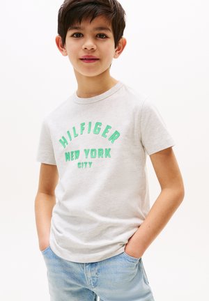 CURVED GRAPHIC TEE SS - Camiseta estampada - grey heather