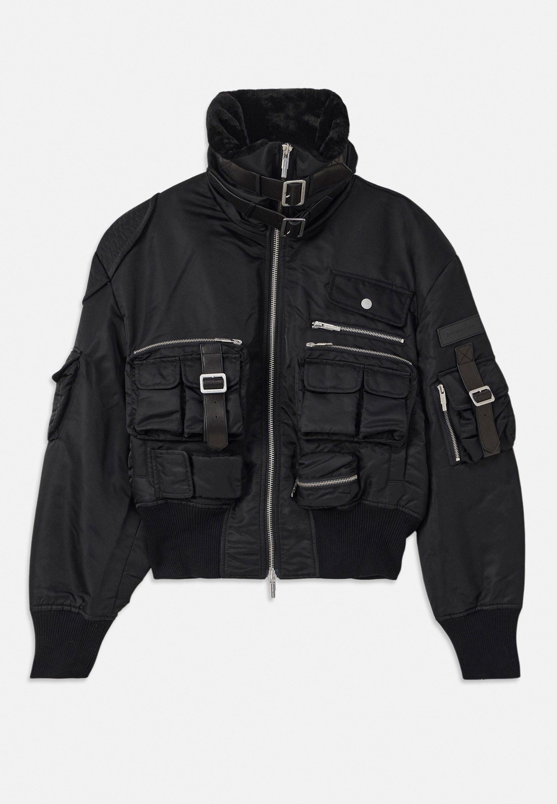 Feng Chen Wang MULTIPOCKET CARGO - Bomber Jacket - black - Zalando.ie