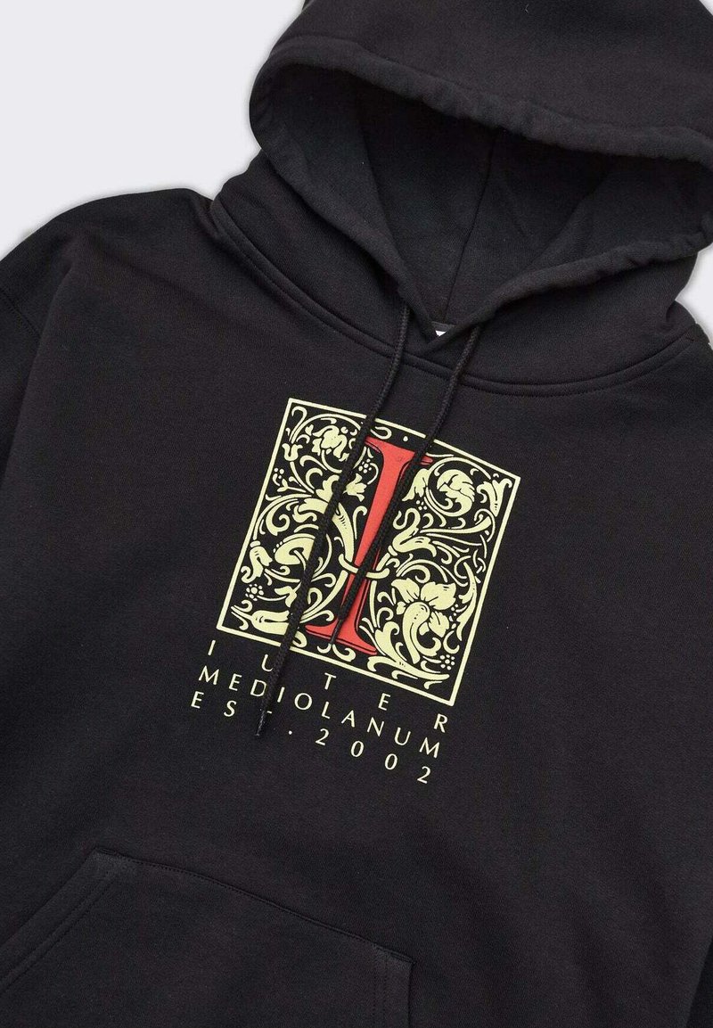 Iuter MEDIOLANUM Felpa con cappuccio black/nero