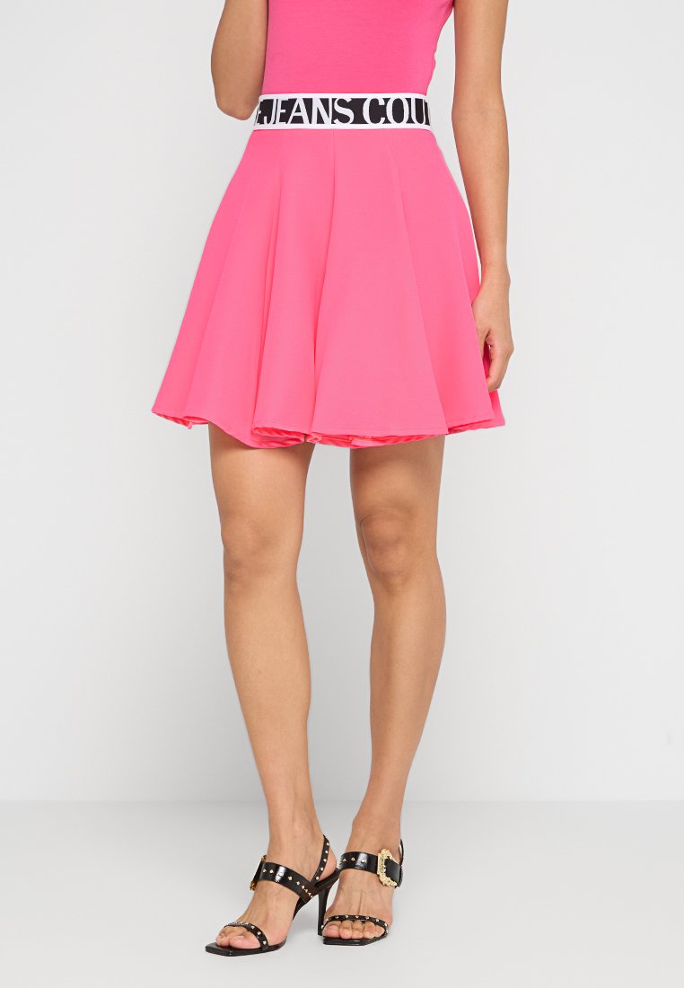 Versace Jeans Couture Plooirok donkerroze Versace Jeans Couture Plooirok donkerroze