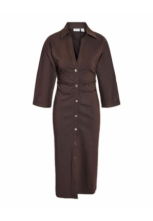 Noisy May, MIDI DRESS NMJOSEFINA - Blousejurk - chocolate brown