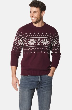 BIATOLLI - Strickpullover - dunkelrot