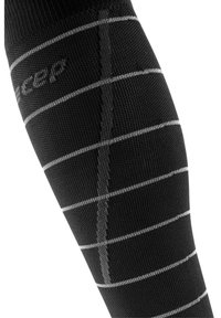 CEP REFLECTIVE COMPRESSION TALL SOCKS MEN - MADE IN GERMANY - Kniestrümpfe - black