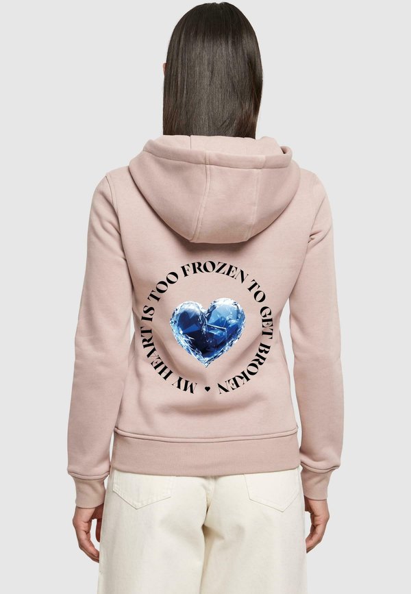 Kapuzenpullover - duskrose