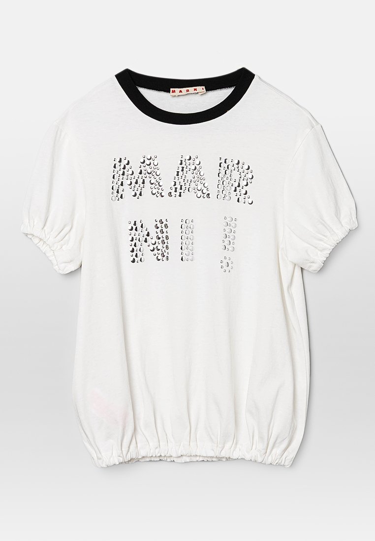 Marni T-shirt print crème