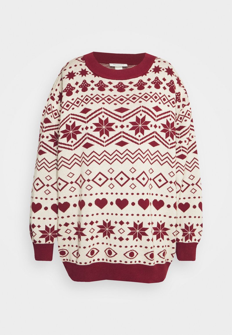 Damen Strickjacken | Monki Strickpullover red dark/rot - OI07854 Damen Strickjacken | Monki Strickpullover red dark/rot - OI07854
