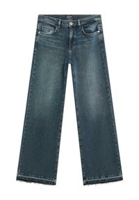 MID-RISE BELL BOTTOM - Flared jeans - blue