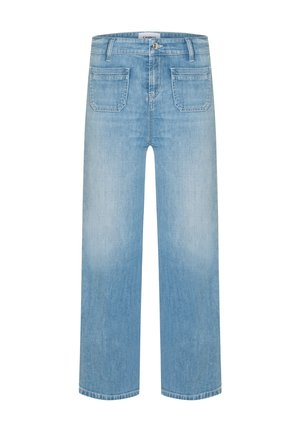 Cambio, CAMBIO JEANS TESS POCKET CROPPED - Wide leg - light stone