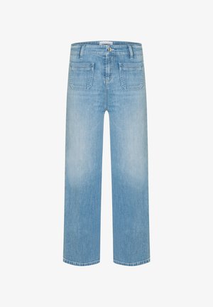 Cambio, CAMBIO JEANS TESS POCKET CROPPED - Wide Leg - light stone