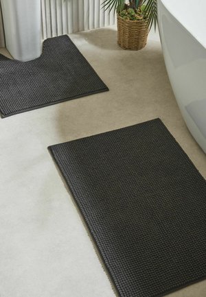 Next, SET OF 2 BOBBLE BATH AND PEDESTAL MAT UNISEX - Badematten Set - charcoal grey