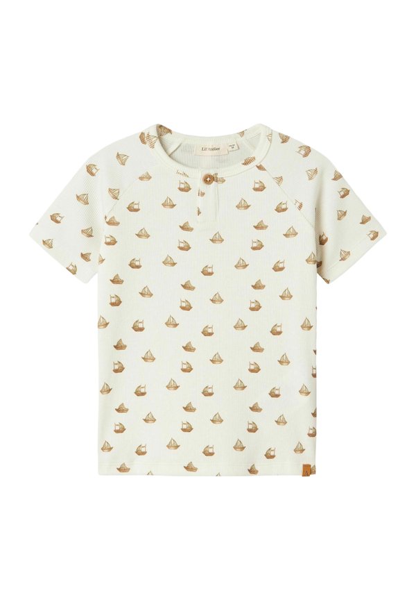 SLIM FIT - T-Shirt print - coconut milk