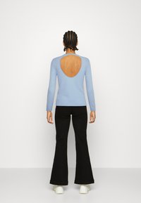VILA VIEVA O NECK BACK DETAIL - Camisola de manga comprida - kentucky blue