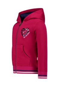 Salt and Pepper SEQUINS HORSE - Sweatjacke - very berry